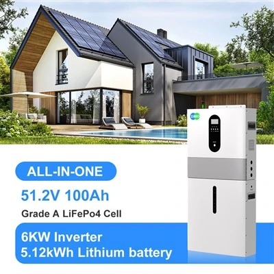 Система зберігання енергії на дому 6 кВт 51,2В 100AH ​​All-on-One Lithium Battery
